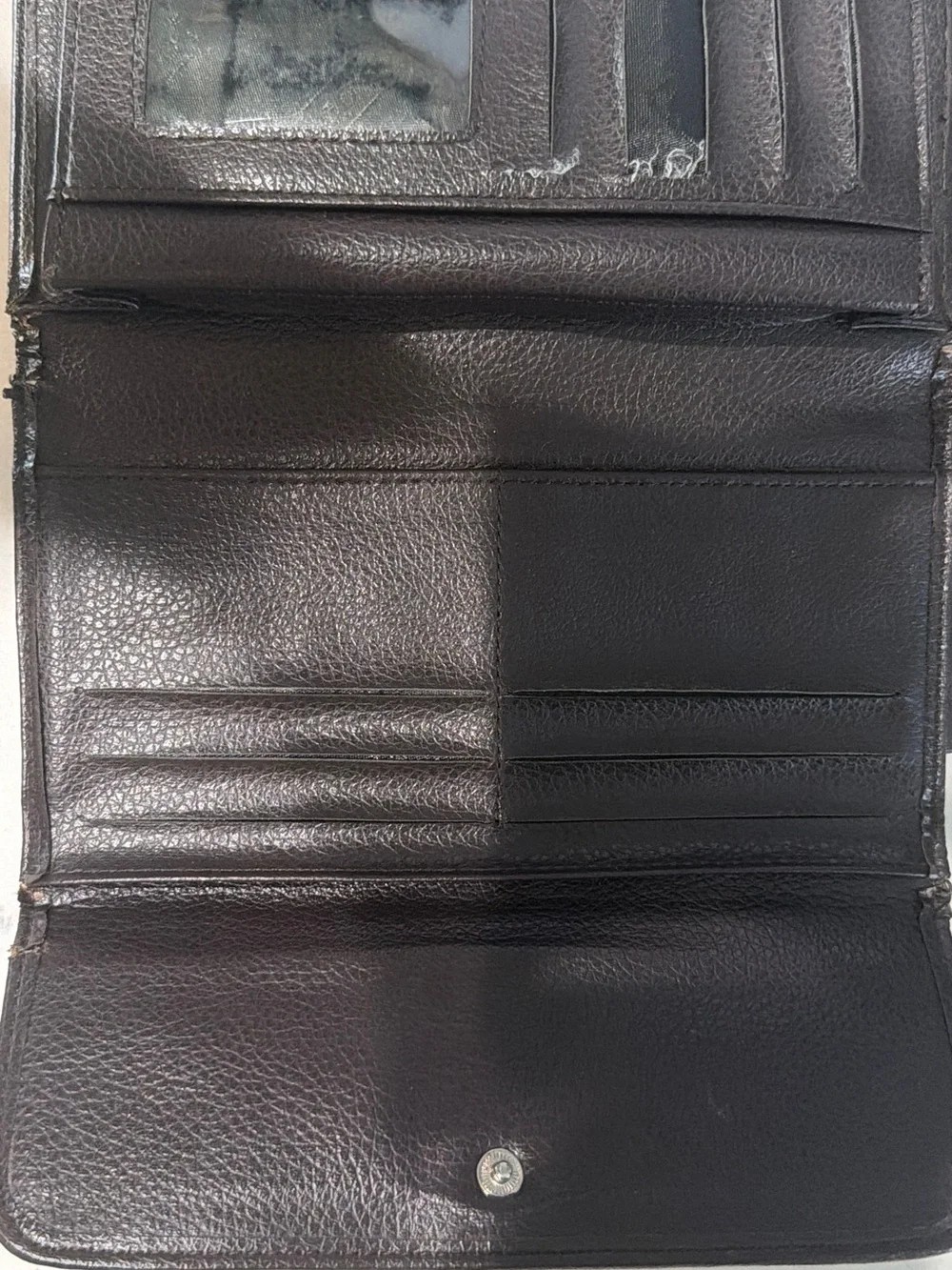 Coach Brown Signature Continental Wallet